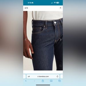 Bonobos 36/34 Sim Fit Dark Navy Jeans